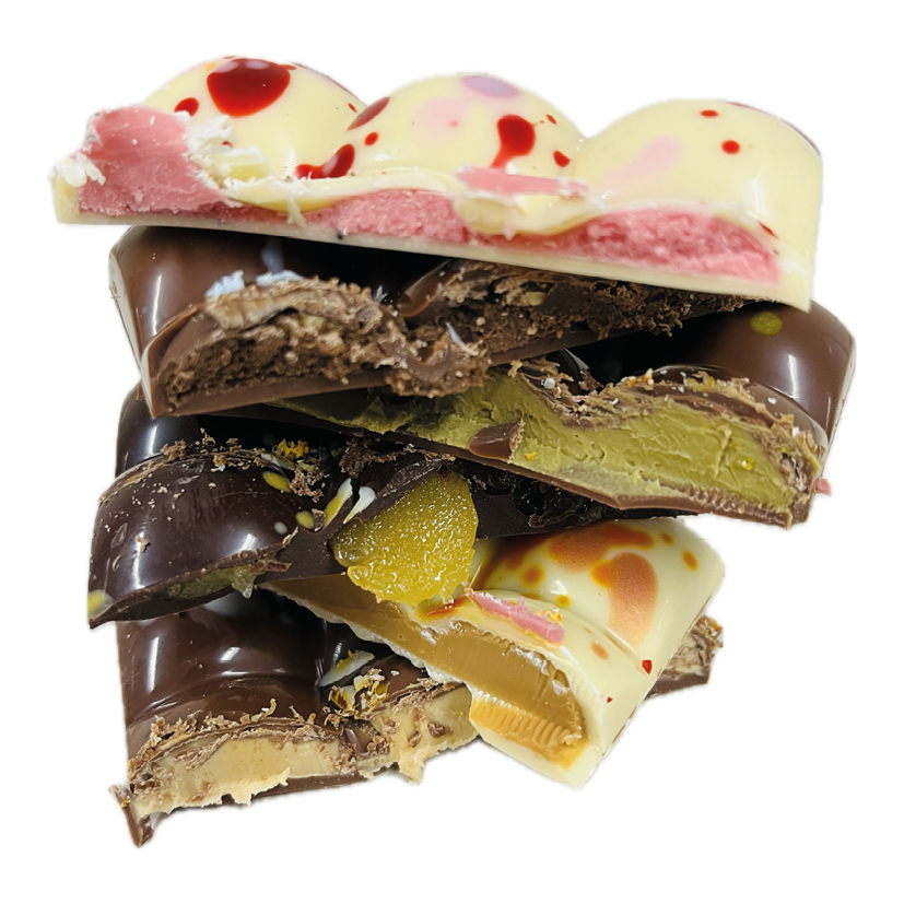 Vrolijk Paasreep - 75 gram - 6 smaken - inclusief banderol